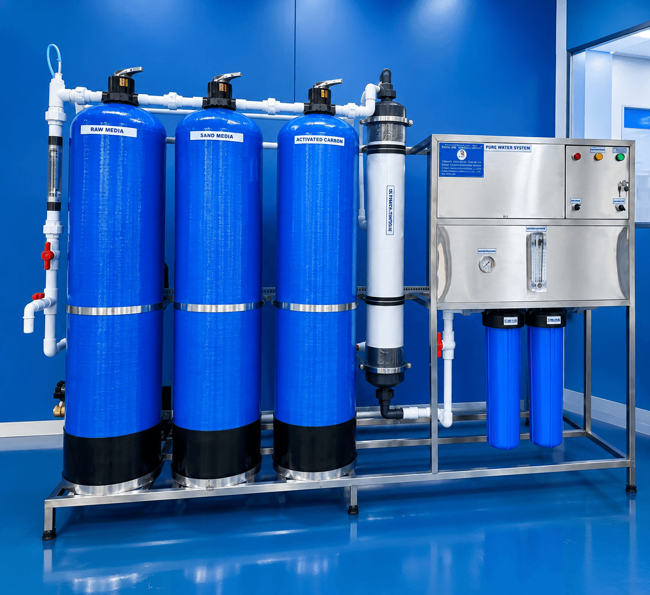 Karen West Natural Spring purification and bottling machinery
